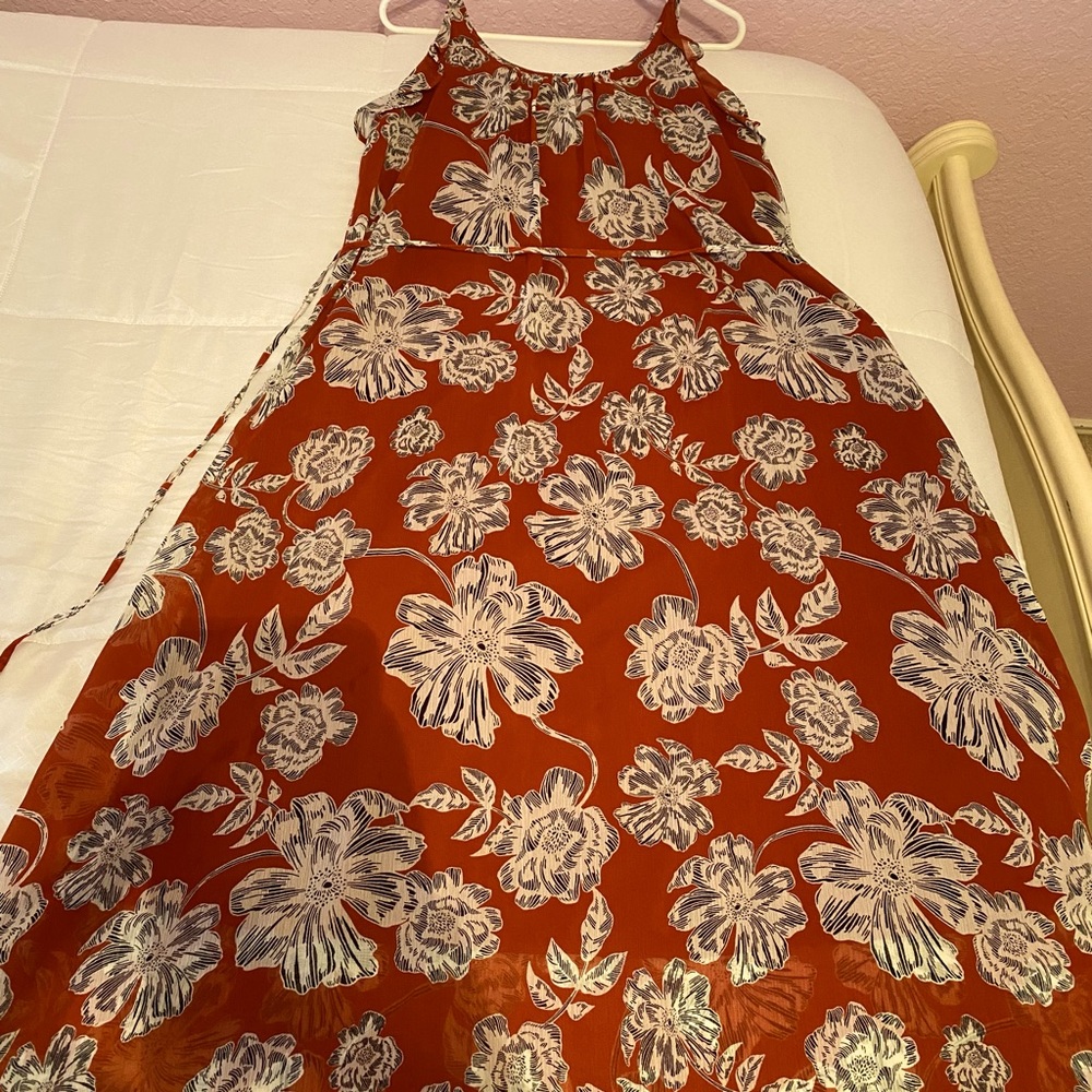 Who what wear Orange/Red Medium Dress